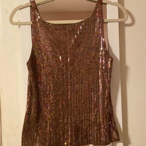 Sequin Top - 100% Silk